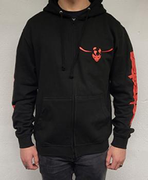 Preview: Destructor / Zipped Hoodie / Schwarz / Blood, Bone And Fire